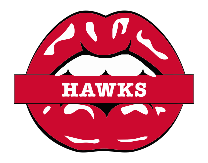 Atlanta Hawks Lips Logo Lips Logo vinyl decal